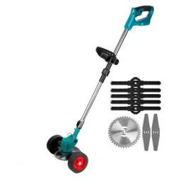 Coupe-bordure à batterie 18V-Ø 125MM Coupe herbe Poignée réglable pour la batterie Makita 18v