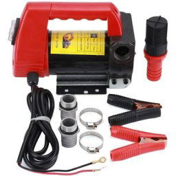 Aqrau - Pompe à Huile Diesel 12V 2400L / H,Pompe de Transfert Pompe a Carburant 175W