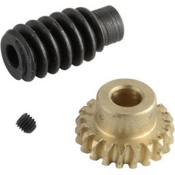 Roue et vis sans fin module 0,75 Modelcraft 1:20 20 dents