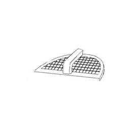 Couvercle bac ramassage tondeuse Wolf