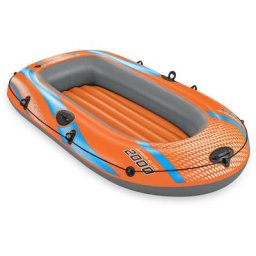 Bateau Gonflable pour 1 Adulte et 1 Enfant Bestway Kondor Elite 2000 Raft 196x106x31 cm avec