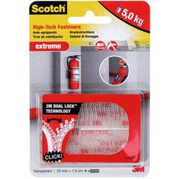 Bandes De Montage Scotch™ Extreme Transparent 25x75mm 2x2pcs