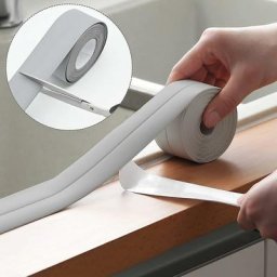 Blue Dream - 3 Rouleau de Joints Adhésifs Cuisine et Salle de Bain Épaisseur 3.8cm Longueur 3.2m