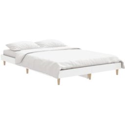 Cadre de lit Blanc 120x190 cm bois d'ingénierie Vidaxl White