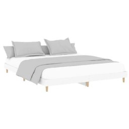 Cadre de lit blanc 140x200 cm bois d'ingénierie Vidaxl White
