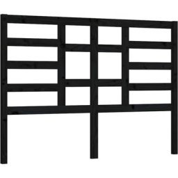 Vidaxl - Tête de lit Noir 166x4x104 cm Bois massif de pin Black