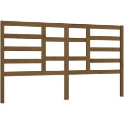 Vidaxl - Tête de lit Marron miel 186x4x104 cm Bois massif de pin Honey brown