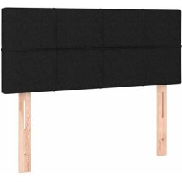 Tête de lit Noir 100x5x78/88 cm Tissu Vidaxl Black