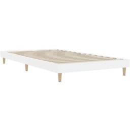 Cadre de lit blanc 100x200 cm bois d'ingénierie Vidaxl White