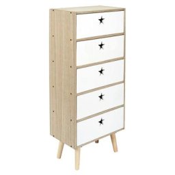 Chiffonnier Like a Star Blanc Home Deco Kids