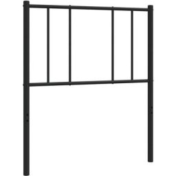 Tête de lit métal noir 107 cm vidaXL - Black