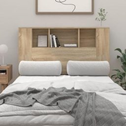 Tête de lit | Armoire de tête de lit Chêne sonoma 120x18,5x104,5 cm 50046 - Brun