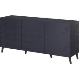 Commode nova 155 cm blue marine mat - Bleu marine