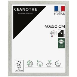 Cadre Photo Bois Grisé 40x50 cm et 50x40 cm – Convient au A3 - Cadre Bois Gris – Cadre Photo