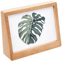 Atmosphera - Cadre photo horizontale en bois 10x15cm créateur d'intérieur - Beige