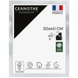 Cadre Photo Acier 30x40 cm et 40x30 cm - Convient au A4 – Fabriqué en France - Cadre Precious Acier