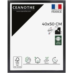 Cadre Photo Gris 40x50 cm et 50x40 cm - Convient au A3 – Fabriqué en France - Cadre Precious Gris