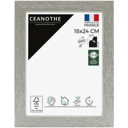Cadre Photo Bois Grisé 18x24 cm et 24x18 cm – Convient au A5 - Cadre Bois Gris – Cadre Photo