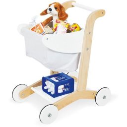 Pinolino - Chariot de courses 'Erna', blanc - blanc/clair