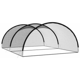 Filet pour cage de frappe de baseball Noir 500x400x250 cm Vidaxl n/a