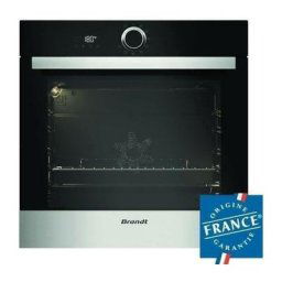 Four électrique encastrable Pyrolyse Chaleur tournante - Multifonction Brandt BXP5560X - Inox - 73