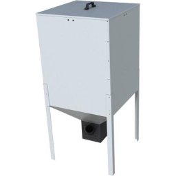 Trémie granulés de 310 litres / 155 kg en tôle galvanisé