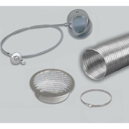 Kit d'arrivée d'air pour poêle à bois - Diamètre 125 mm