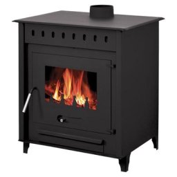 Luna – Poêle à bois Bûches 55cm - Noir