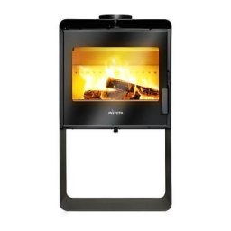 Invicta - Poele a bois en acier Borée - Puissance optimale: 7,5 kW - Max: 10 kW - Bûches 40 cm max,