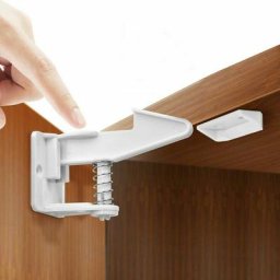 Paquet de 10 cadenas de sécurité pour enfants armoire de sécurité invisible et serrure de tiroir