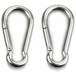 2Pcs Mousqueton De Fixation Pour Charges Lourdes, Sports, Chiens De Serrure, Hamac Balançoire, En