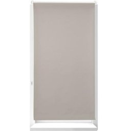Store enrouleur occultant, store à clips, support chaînette latérale, fixation fenêtre, 80x210 cm,