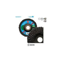 Leman - Lot de 10 disques semi-flex bombés pour pierre et béton - d. 125 x Al. 22,23 mm Gr. 24