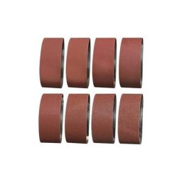 Bande Abrasive 100X610 mm- Grains 2 x 40/60 /80/100/120/150/180/240/320/400 Bande de Ponceuse pour