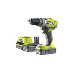 Perceuse-visseuse RYOBI - R18DD3-220S - 18V OnePlus - 2 batteries 2.0Ah - chargeur rapide