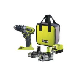 Ryobi - Perceuse-visseuse à percussion R18PD2-242S - 18V OnePlus - 2 Batteries 4.0Ah et 2.0Ah - 1
