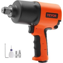 Cle a Choc Pneumatique Carre 1,9 cm Cle a Chocs a Air Comprime 2535,4 Nm 6000 tr/min Plastique et