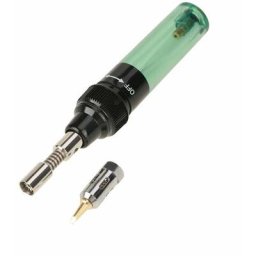 Fer à souder sans fil, stylo de fer à souder portatif au gaz butane, 1300 ℃(vert)