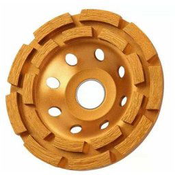 Ttio 115mm x 22,2mm 4.5 Pouce Diamant Disque de Meulage Double Rangée Tasse Abrasive Roue Segment
