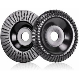 2 Pièces Disques Bois pour Meuleuse Angle ø 125 mm x 22,2 mm, Meuleuse à Bois Rapide Couper et
