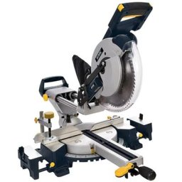 Scie a onglet 1600 w radiale circulaire double barre coulissante 255 mm