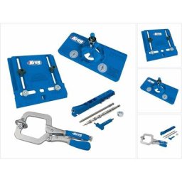 Ferrures de meubles + Pocket-Hole Jig Kit promotionnel Gabarit de perçage de trous de poche