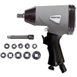 Visseuse à choc à air comprimé + accessoires Aerotec 2009537 Logement d'outil: carré 1/2"" (12,5 mm)