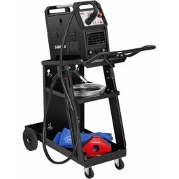 Stamos - Chariot De Soudage Atelier à 3 Niveaux Outil De Soudure Support Bouteilles 75Kg - Noir
