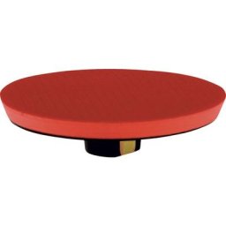 Plateau caoutchouc écrou M14 avec support auto-agrippant - d. 125 mm - 127.16 Leman
