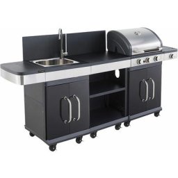 Cuisine extérieure modulable fidgi 3 - black - Cook'in Garden