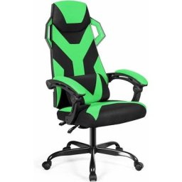 Chaise de Bureau/Chaise Gaming Ergonomique à Dossier Haut, Fauteuil Gamer Réglable avec Renfort