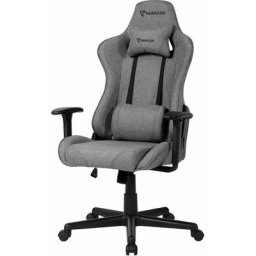 Paracon Chaise Brawler Gamin avec oreiller cervical et soutien lombaire, gris. - Grise