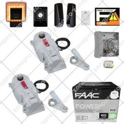 Faac - power kit 106747445 770n 24v Portail battant auto-opérant dans la cave