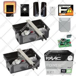 Faac - power kit 770n 230v Avec Enceintes Enterrées Automatisme Portail Battant - version vantaux :